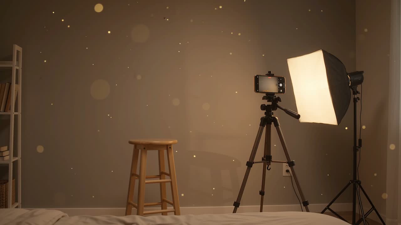 Still frame from One-Lamp Self-Tape Setup, Start to Finish